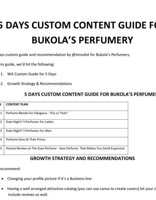 I send new clients reviews of the accounts I worked on based on request